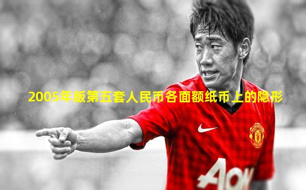 2005年版第五套人民币各面额纸币上的隐形