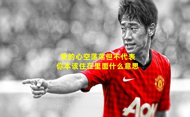 我的心空荡荡但不代表你本该住在里面什么意思