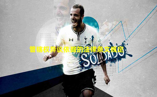 管辖权异议依据的法律条文规定