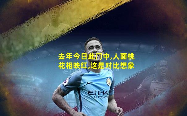 去年今日此门中,人面桃花相映红,这是对比想象