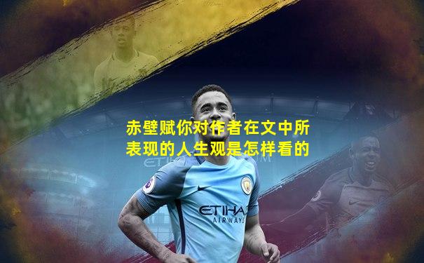 赤壁赋你对作者在文中所表现的人生观是怎样看的